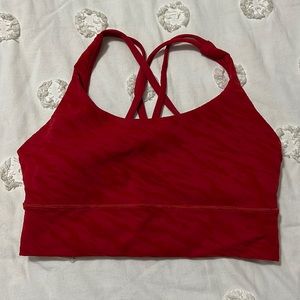 lululemon energy longline sports bra size 6
